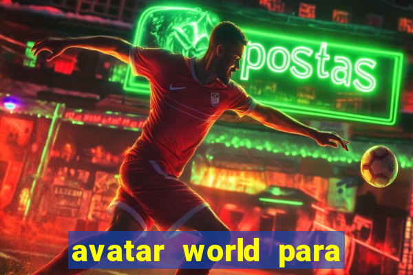 avatar world para colorir e imprimir